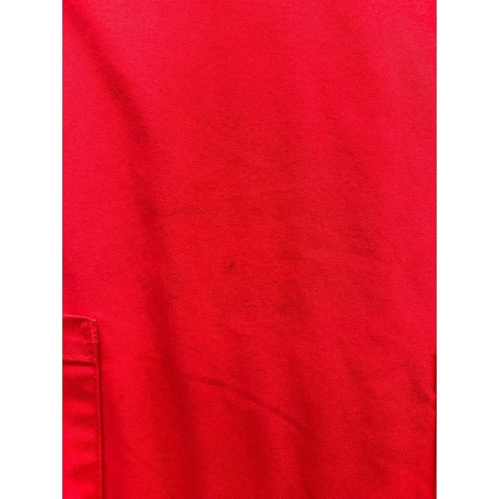 Starbucks Coffee Barista Apron‎ Unisex Red Cotton Holiday Christmas Siren Logo